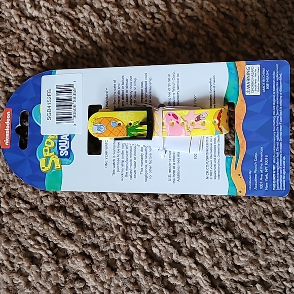 New SpongeBob SquarePants flashing lcd watch New SpongeBob SquarePants flashing - Picture 7 of 7